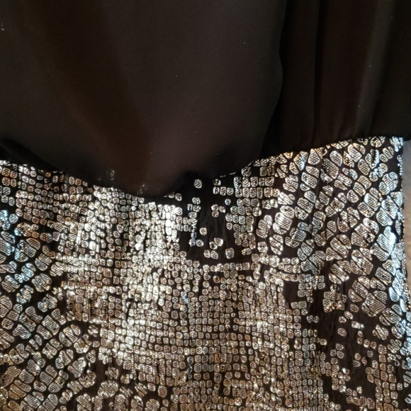 Gold and silver Party Dress - Picture 3 of 3